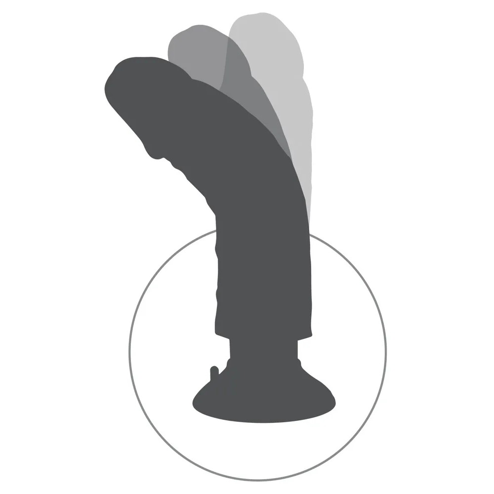 - Вібратор на присоску Pipedream King Cock бежевий 5