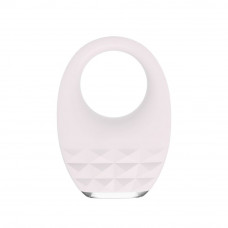 Вібраційне ерекційне кільце Every Night Toys з підсвічуванням, біле