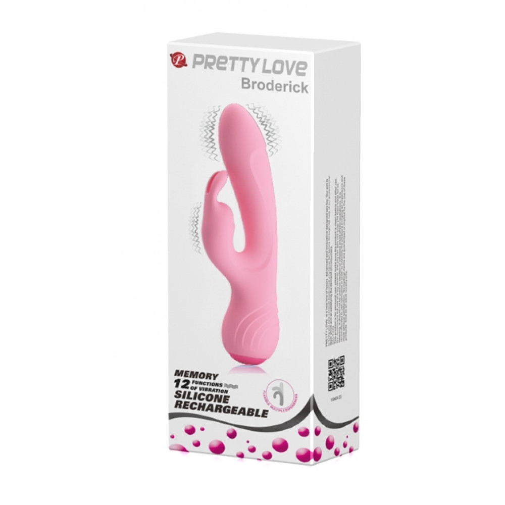 Різне - Вібромасажер з кліторальним стимулятором Pretty Love - Broderick, BI-014644-1 11