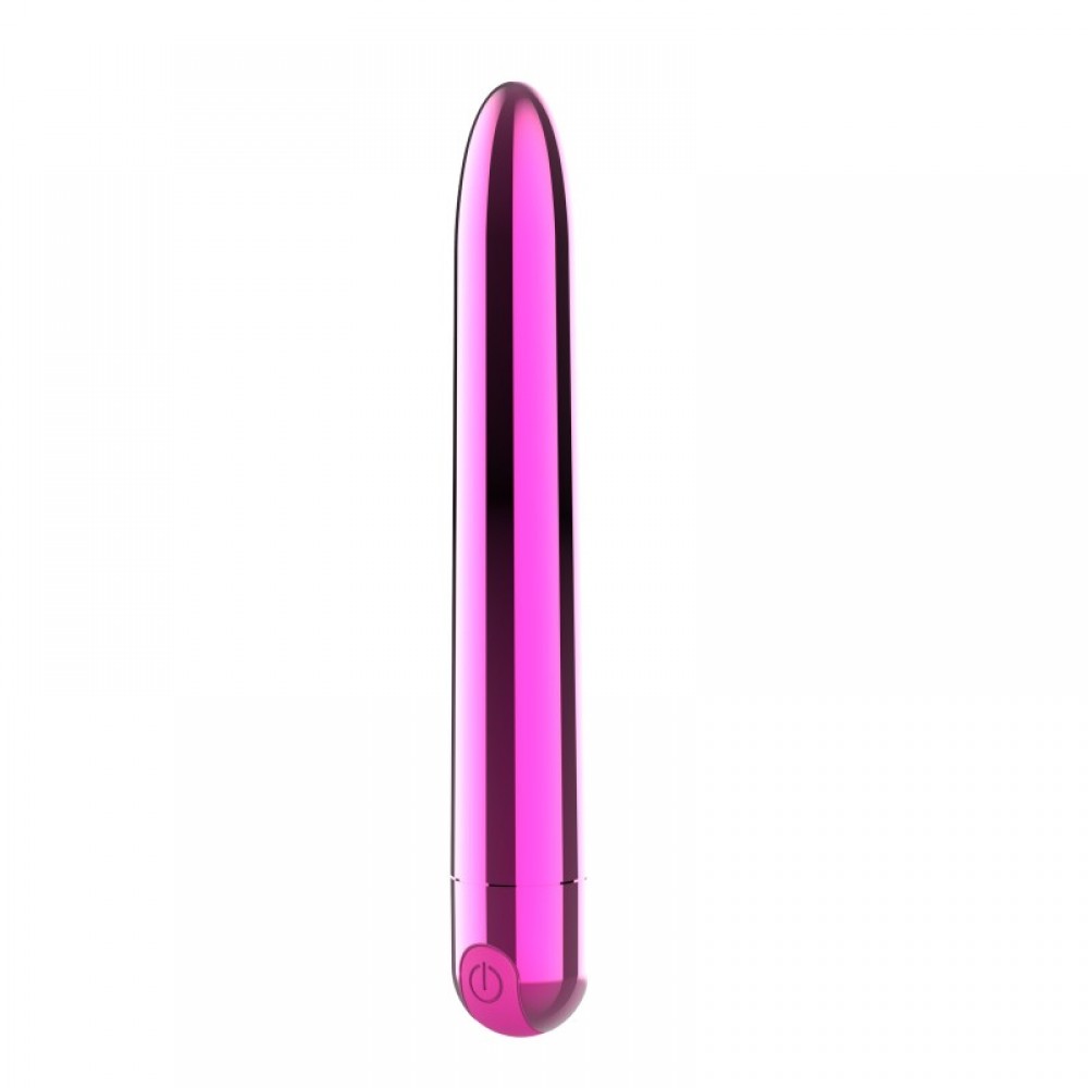 Різне - Віброкуля Ultra Power Bullet USB Glossy Pink 10 режимів вібрації