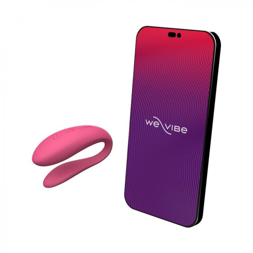 Вибраторы We-Vibe - Иновационный вибратор для пар We-Vibe Sync Lite, управляемый через приложение — розовый 2