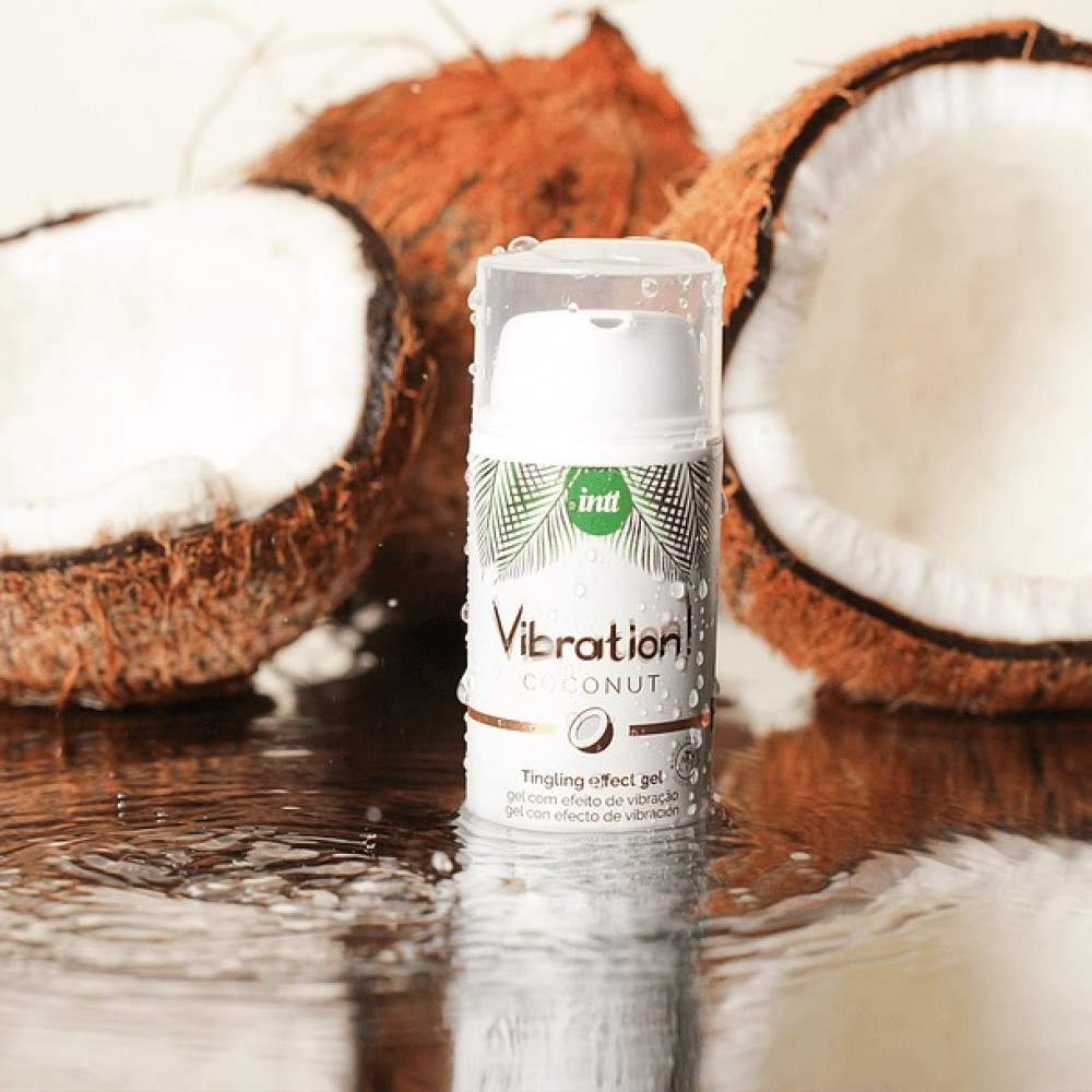 Женские возбудители - Жидкий вибратор Intt Vibration Coconut NEW 100% Vegan 15 мл 3