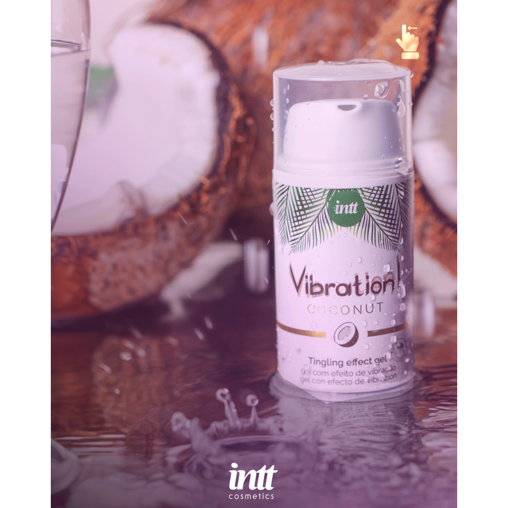 Разное - Жидкий вибратор Intt Vibration Coconut NEW 100% Vegan 15 мл 8