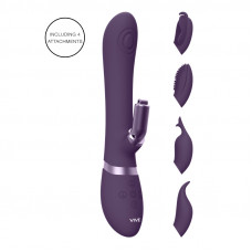 Вібратор-кролик Etsu для точок G, A, K та клітора колір: фіолетовий Vive (Нідерланди)
