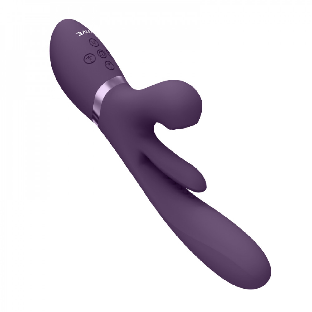 Різне - Вібратор-кролик Kura для точок G, A, U та клітора колір: фіолетовий Vive (Нідерланди) 1