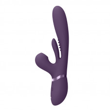 Вібратор-кролик Kura для точок G, A, U та клітора колір: фіолетовий Vive (Нідерланди)