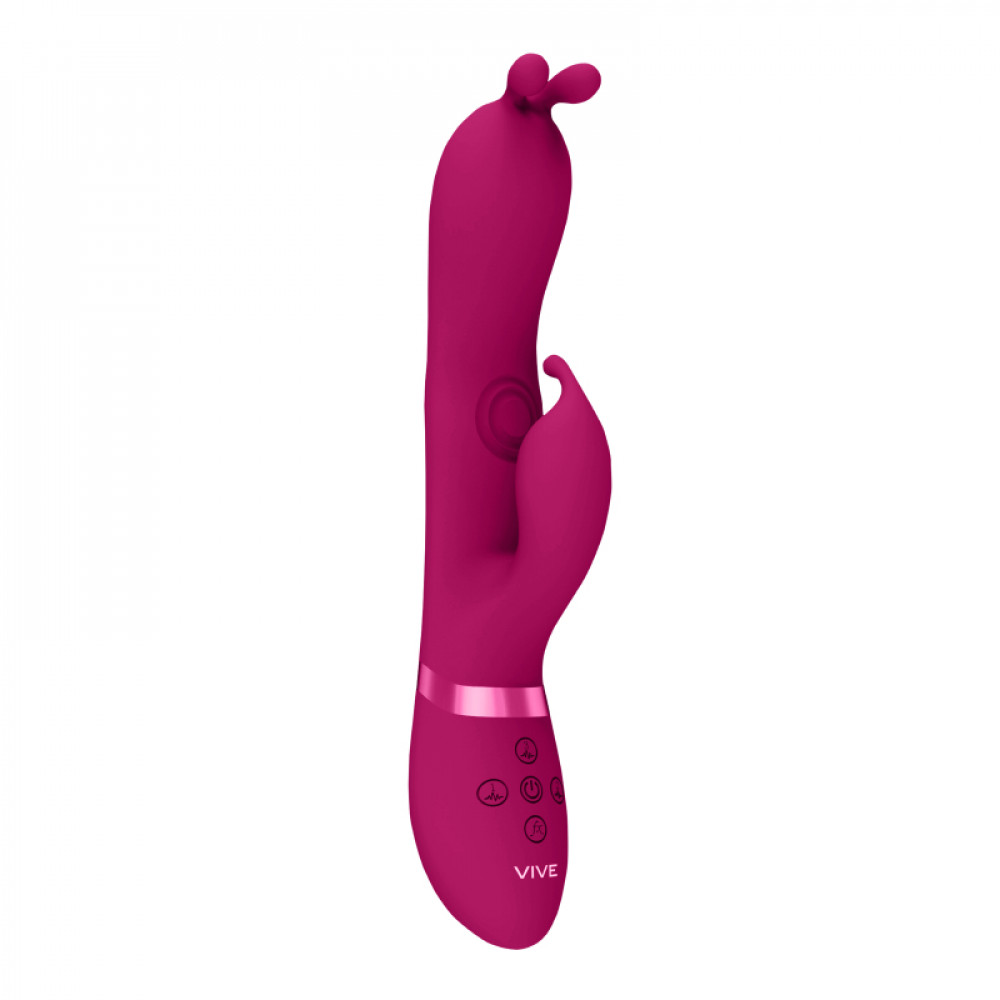 Разное - Вибратор-кролик Gada пульсация + ушки цвет: розовый Vive (Нидерланды)