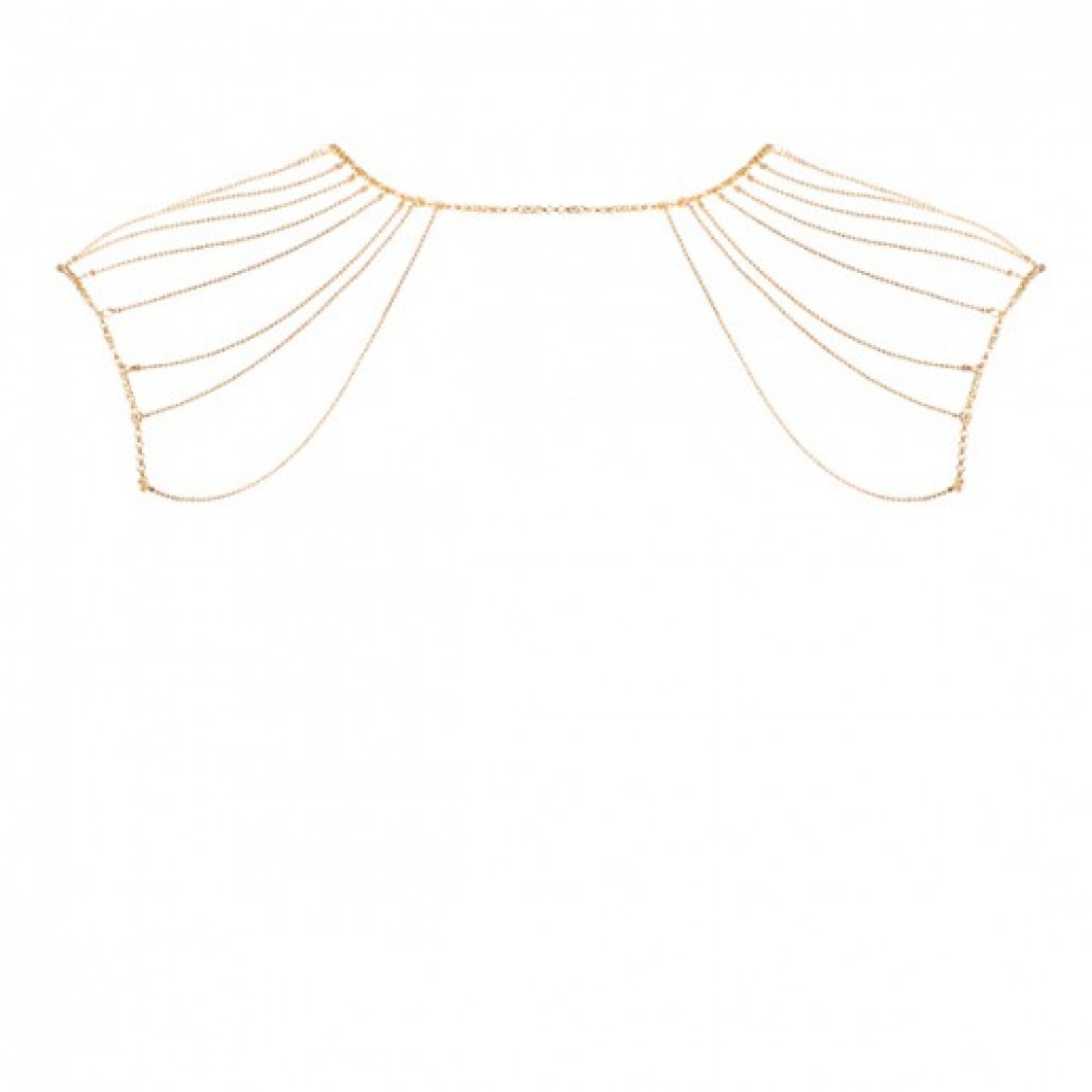 Интимные украшения - Цепочки на шею, плечи и спину MAGNIFIQUE цвет: золотистый Bijoux Indiscrets (Испания) 4