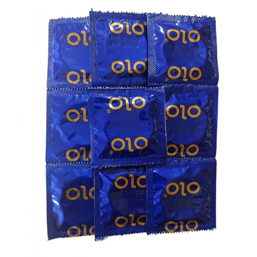 Різне - Ультратонкі презервативи з гіалуроновою кислотою, пролонгуючим ефектом та точковою текстурою OLO - Long Lasting Dots, 10 шт 1