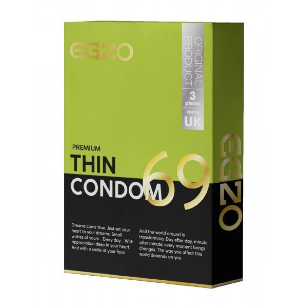 Презервативы - Тонкие презервативы EGZO 