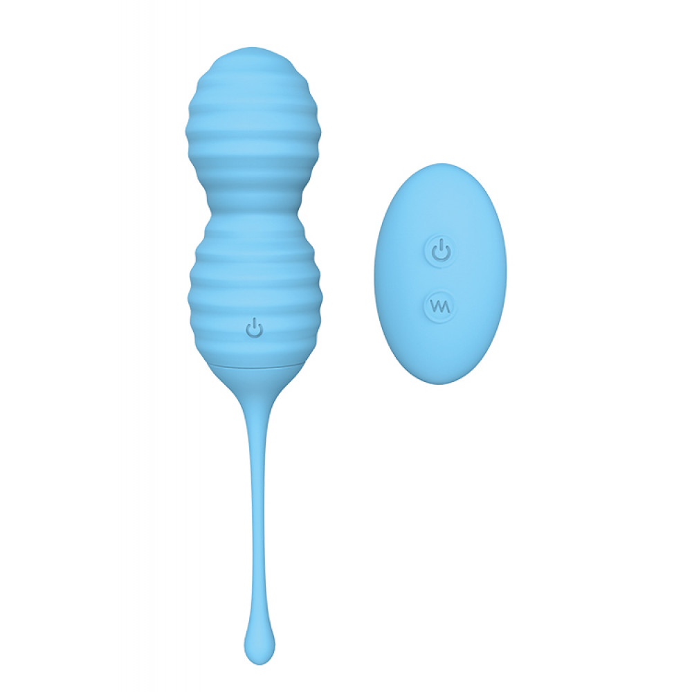 Секс игрушки - Вагинальные шарики с дистанционным пультом DREAM TOYS BEEHIVE BLUE
