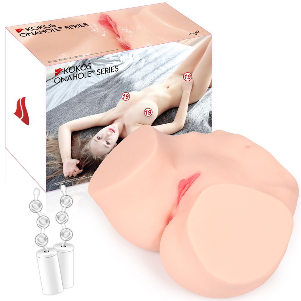 Секс игрушки - Мастурбатор Kokos 002 Hanna ONAHOLE Real Vagina 2WayPlus с вибрацией и массажем (мятая упаковка!!!) 8