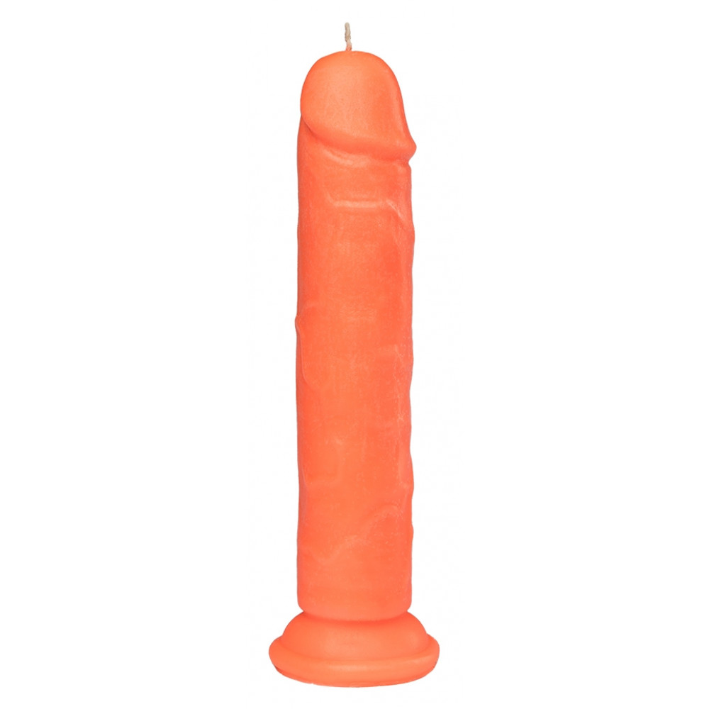 Массажные масла и свечи - Свеча LOVE FLAME - Dildo Roma ORANGE Fluor, CPS03-ORANGE