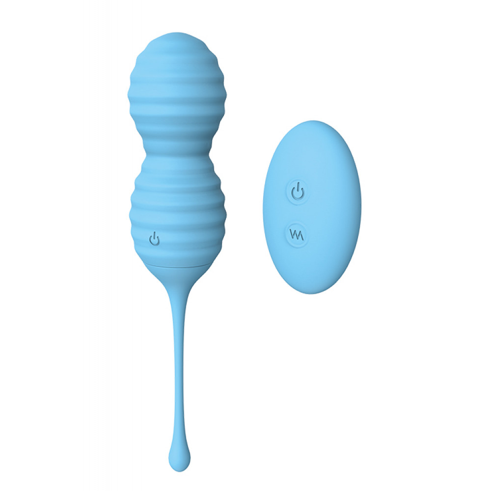 Секс игрушки - Вагинальные шарики с дистанционным пультом DREAM TOYS BEEHIVE BLUE 1