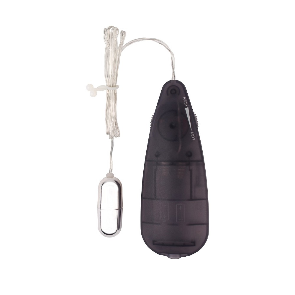 Разное - Вибропуля с пультом Chisa Hi-Basic Be Mine, серебряный 1