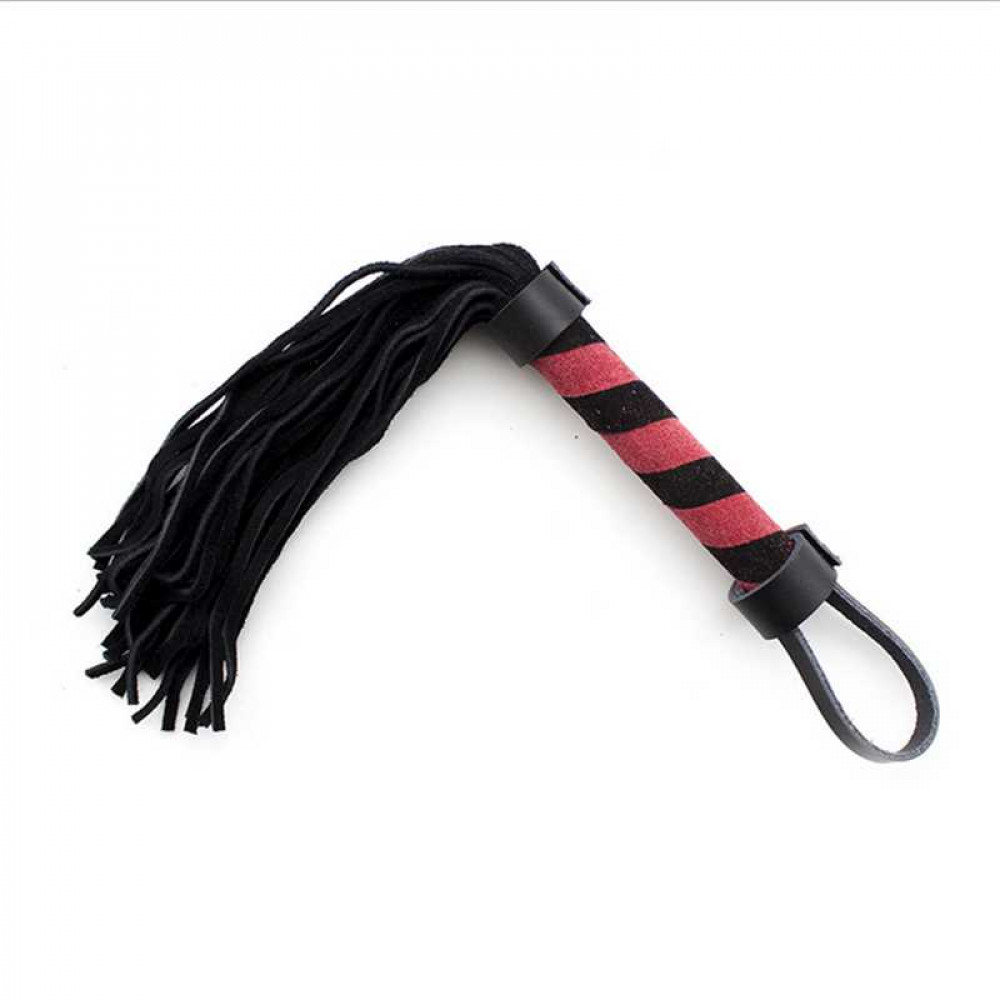 БДСМ игрушки - Флоггер DS Fetish Leather flogger M black