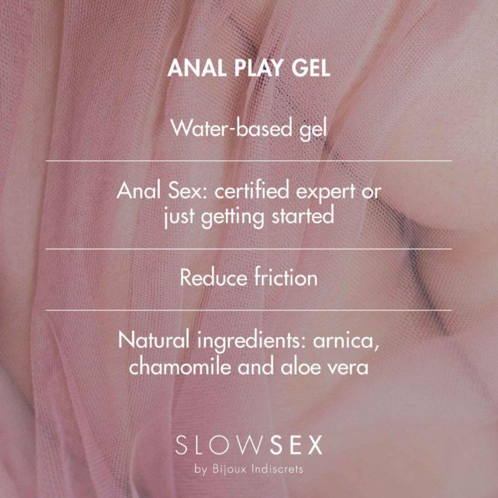  - Гель для анальної стимуляції на водній основі ANAL PLAY Slow Sex by Bijoux Indiscrets, 30 мл 12