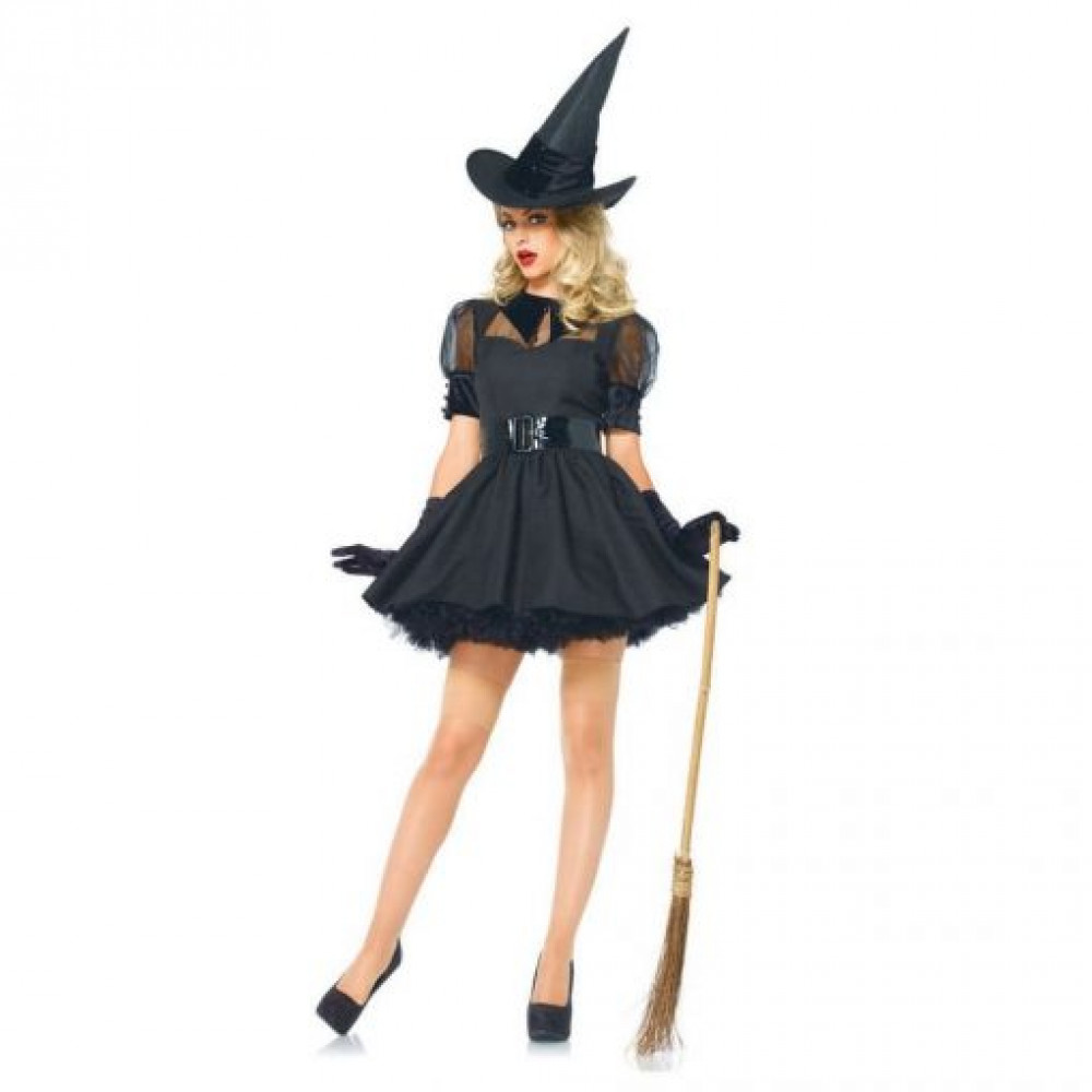 Эротическое белье - Костюм волшебной ведьмы Leg Avenue Bewitching Witch M