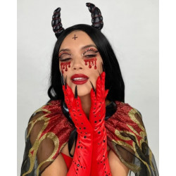 Маска вампира из страз Vampire Rhinestone Stick-On Jewels Leg Avenue