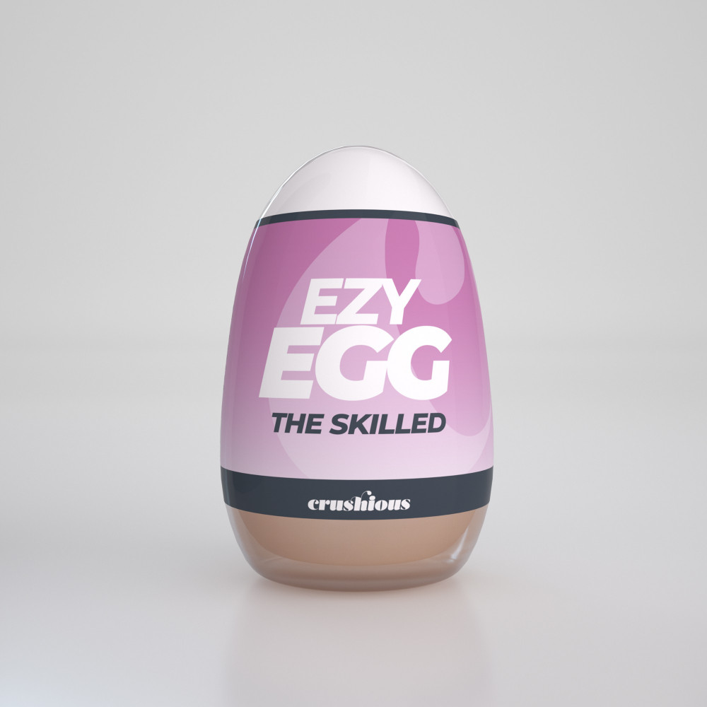 Мастурбатори без вібрації - Мастурбатор-яйце, вагіна CRUSHIOUS EZY EGG THE Skilled, реалістичний 1