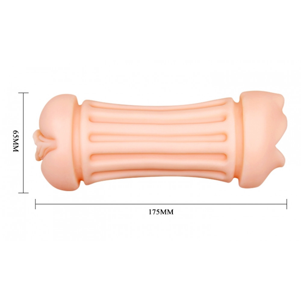 Різне - Мастурбатор з двома входами Crazy Bull-NANCY Pocket Риѕѕум DOUBLE MASTURBATOR, BM-009224H 6