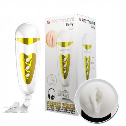 Мастурбатор вагина с вибрацией Pretty Love "Sally" BM-00900T50