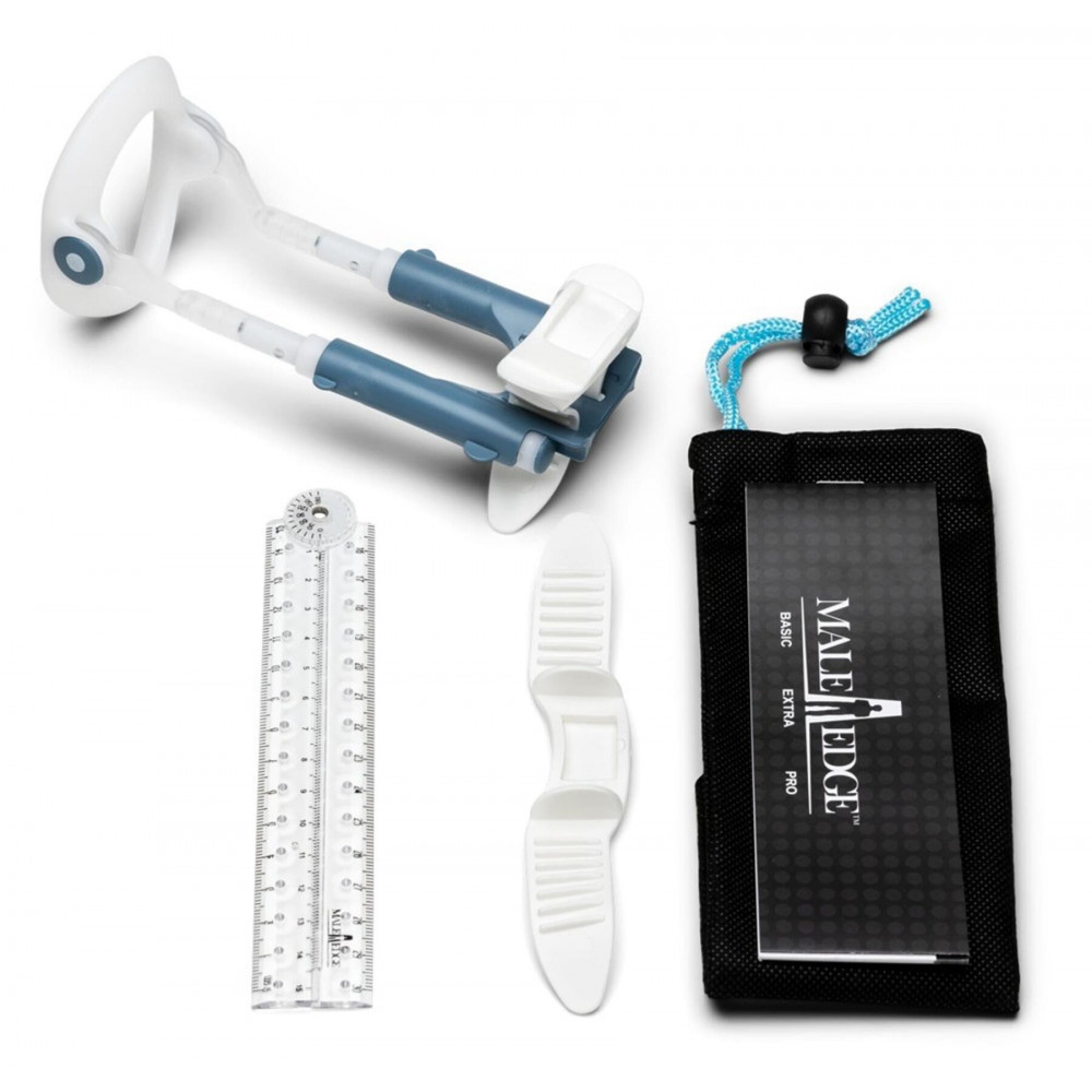 Різне - Екстендер для збільшення члена Male Edge Basic, ремінцевий, маса всього 65 г, міцний пластик 2