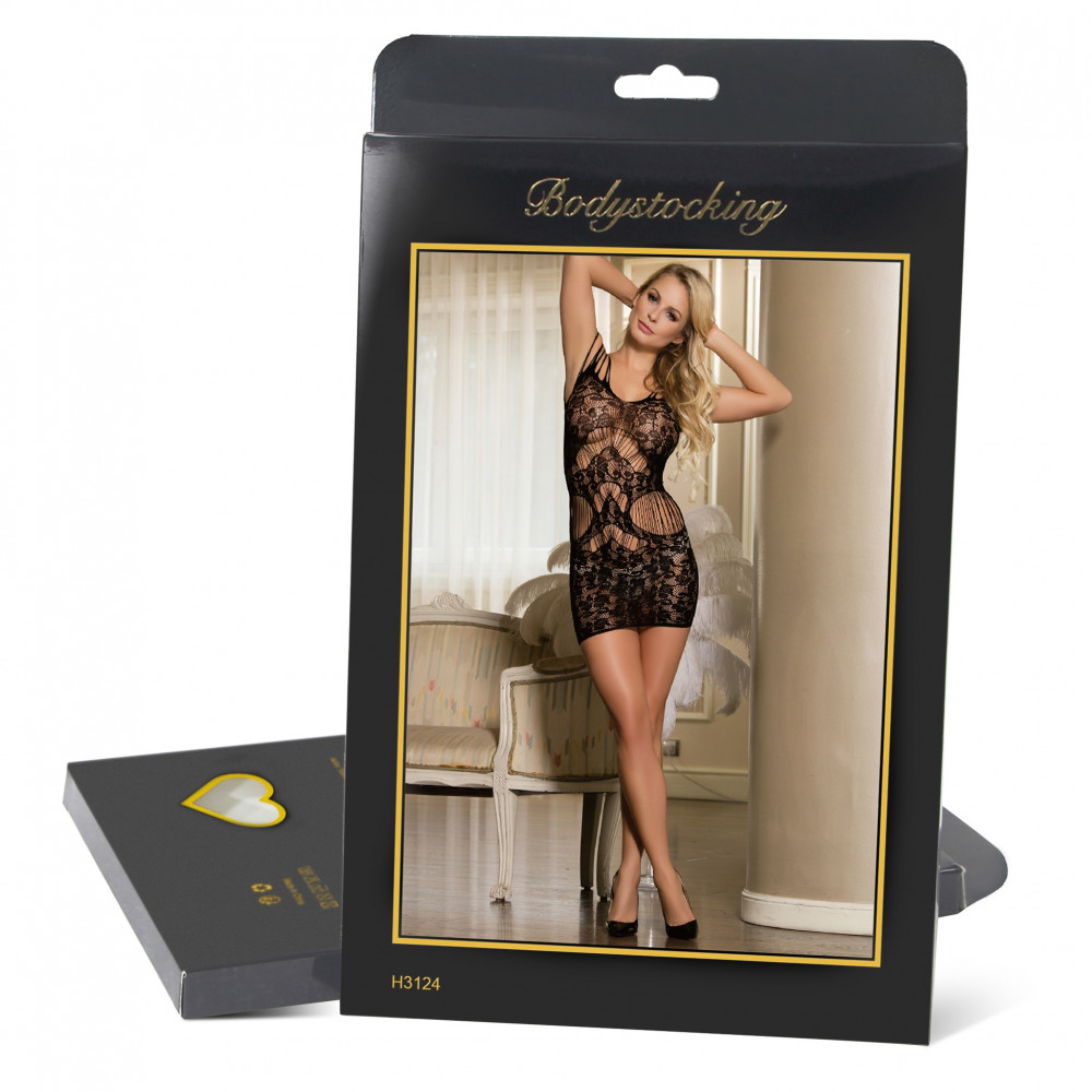 Різне - Мереживне плаття з декоративними бретельками Star Night Magic чорний, XS-M 3