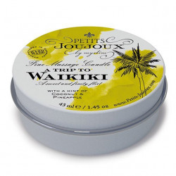 Массажная свечa Petits Joujoux - Waikiki Beach - Coconut and Pineapple (43 мл) с афродизиаками