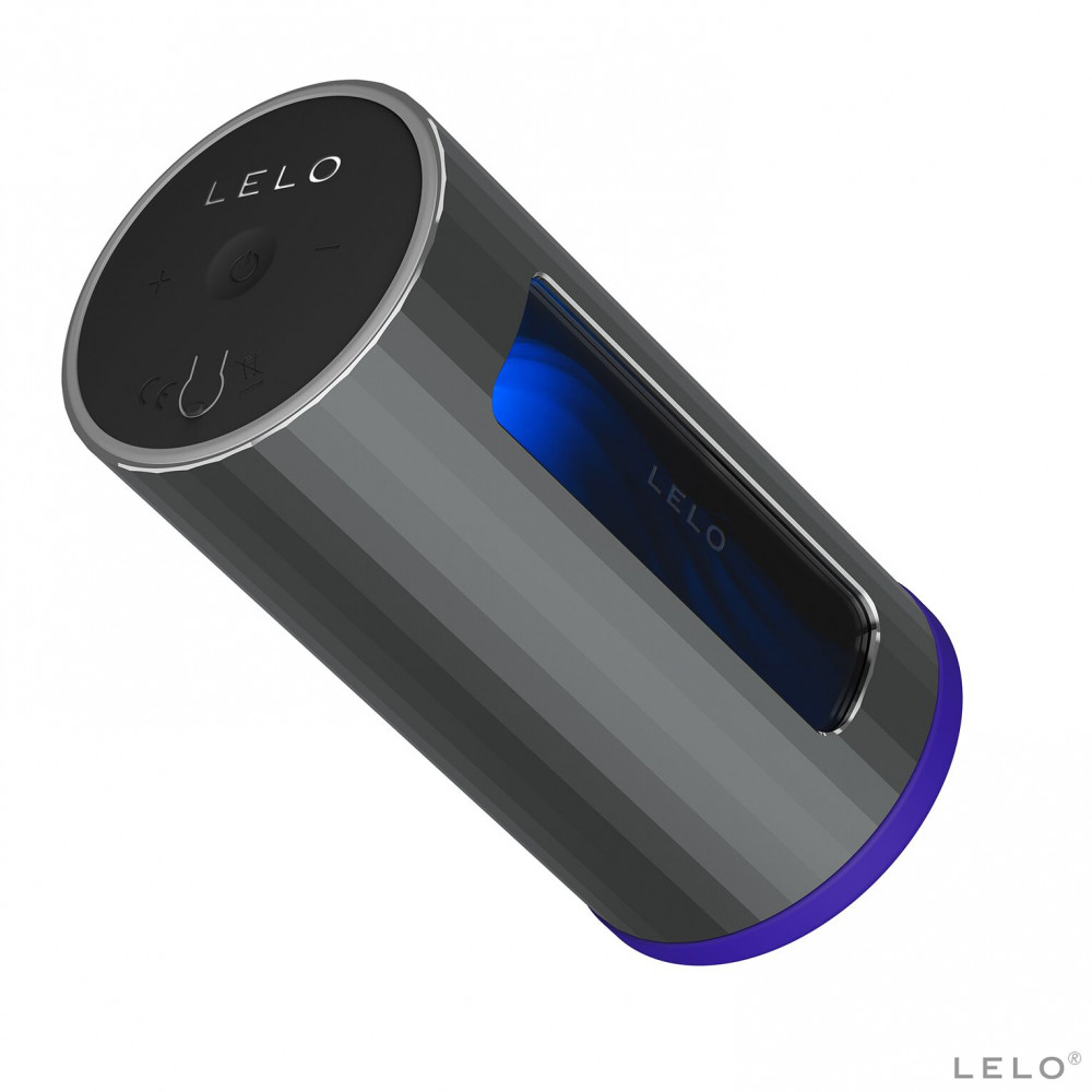 Мастурбаторы с вибрацией - Смарт мастурбатор LELO F1S V2 Blue, вибрации, технология SENSONIC, игра в приложении 1