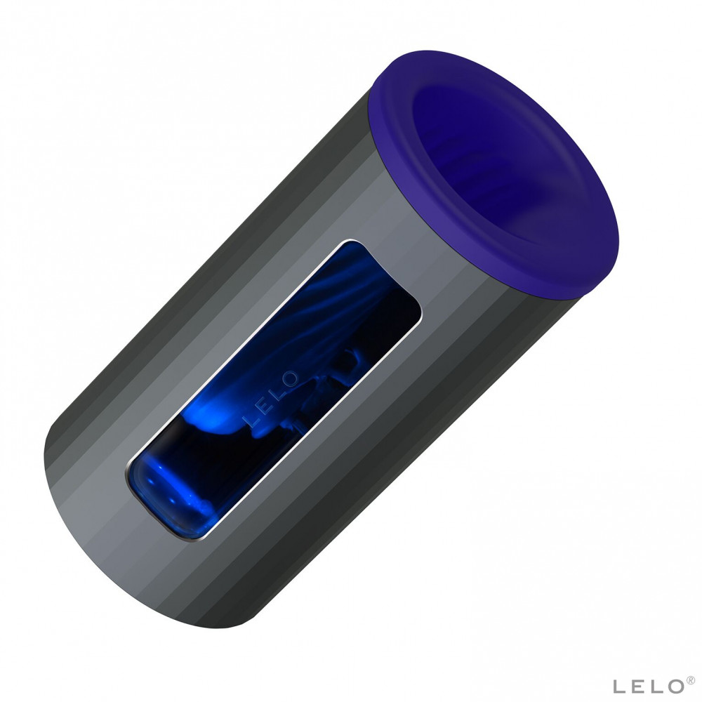 Мастурбаторы с вибрацией - Смарт мастурбатор LELO F1S V2 Blue, вибрации, технология SENSONIC, игра в приложении 2