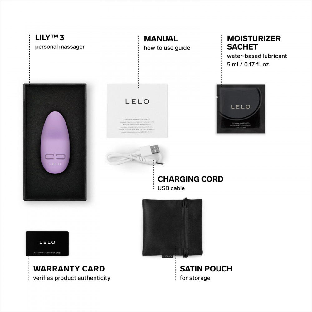 Клиторальный вибратор - Вибратор LELO Lily 3 Calm Lavender 1