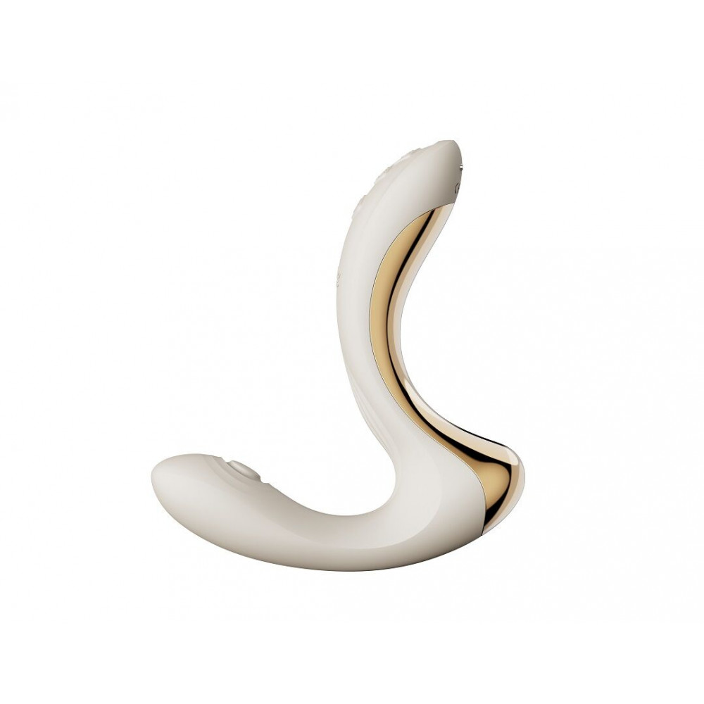 Стимулятор точки G - Вибратор Zalo – Talis G-Spot PulseWave Vibrator Ivory White 2