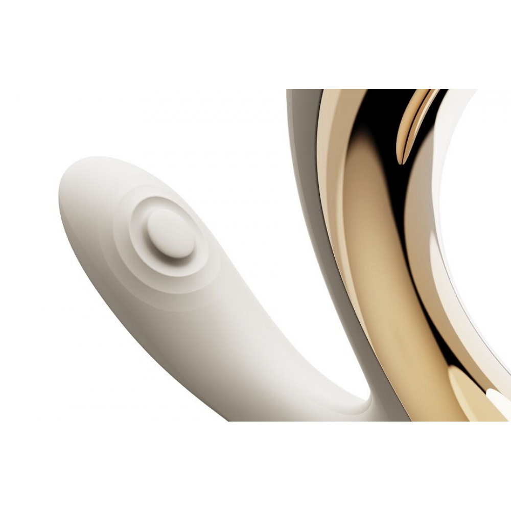 Стимулятор точки G - Вибратор Zalo – Talis G-Spot PulseWave Vibrator Ivory White 3