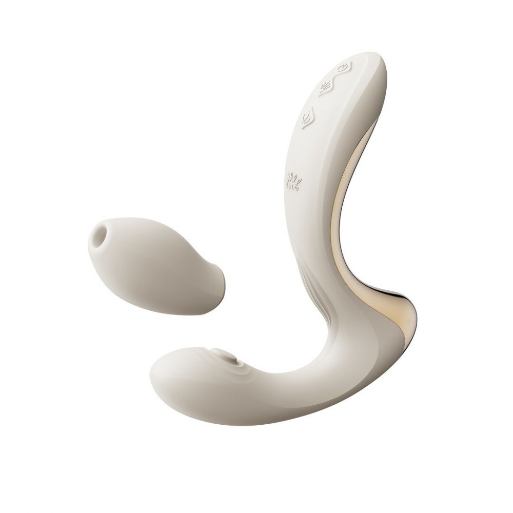 Стимулятор точки G - Вибратор Zalo – Talis G-Spot PulseWave Vibrator Ivory White