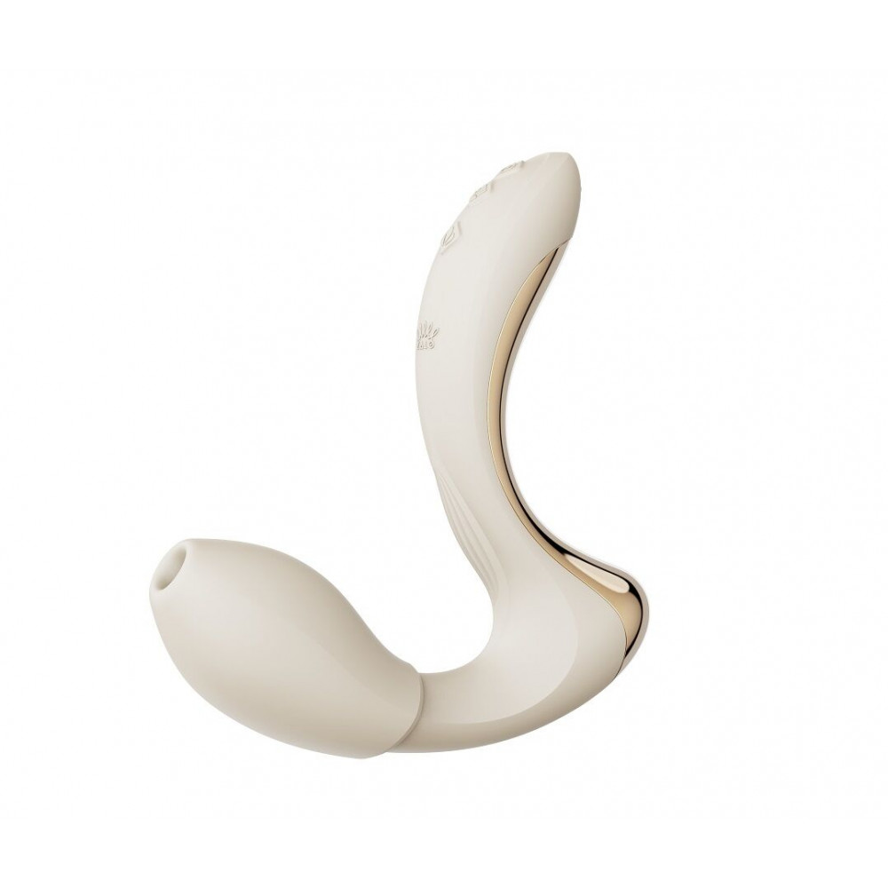 Стимулятор точки G - Вибратор Zalo – Talis G-Spot PulseWave Vibrator Ivory White 1