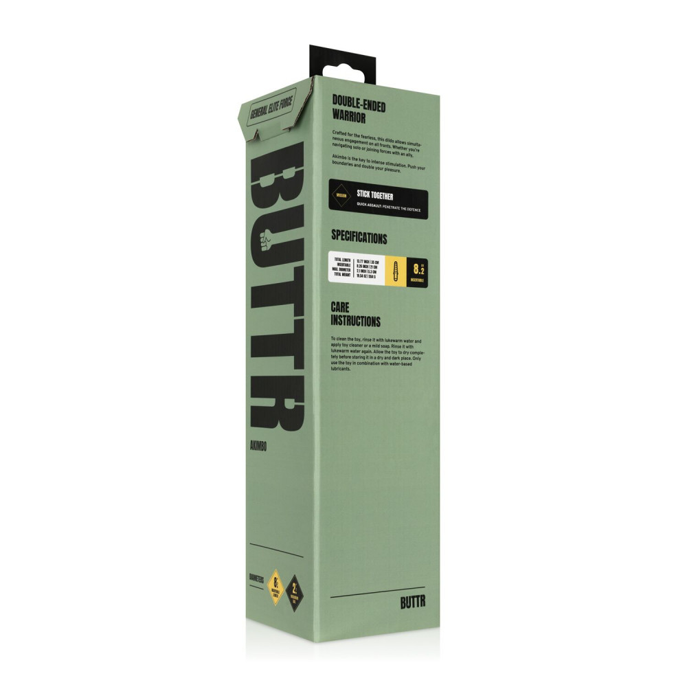 Анальные игрушки - Анальная цепочка BUTTR - Akimbo Double Sided Anal Dildo 7