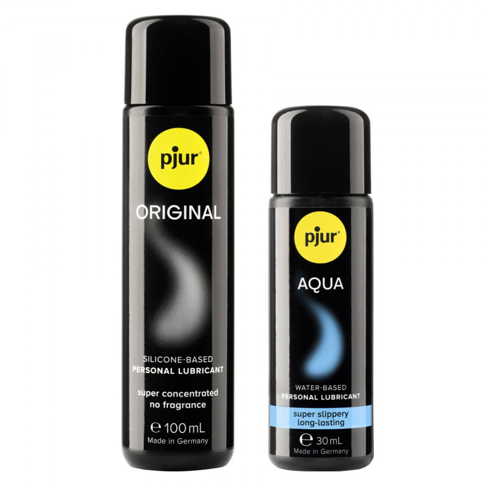Секс боксы - Юбилейный набор лубрикантов pjur 30th Anniversary Gift Set: Original 100 мл и Aqua 30 мл 1
