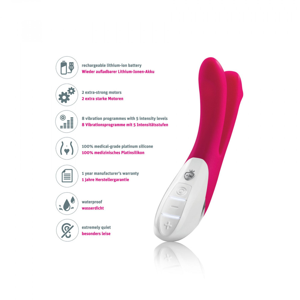 Классический вибратор - Вибратор Mystim Bon Aparte Pink 7