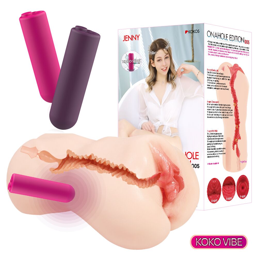 Мастурбаторы с вибрацией - Мастурбатор Kokos Onahole Edition 005 by Jenny Vibe