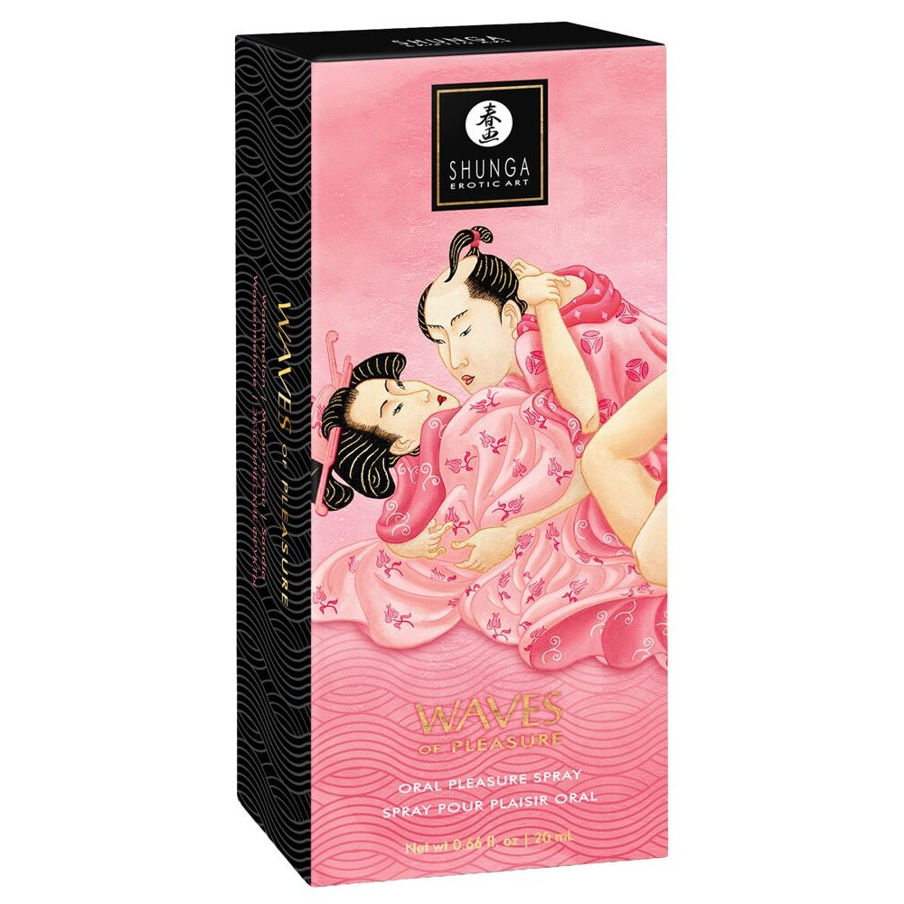 Оральные смазки - Спрей для усиления слюноотделения Shunga Waves of Pleasure Watermelon 3
