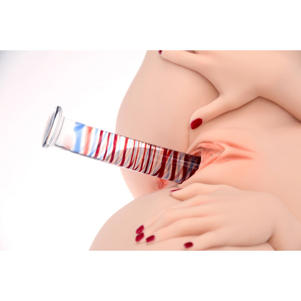 Мастурбатори без вібрації - Мастурбатор-півторс Naked Factory BARBIE, вагіна + анус, 2 канали, дуже реалістичний, наскрізний 7