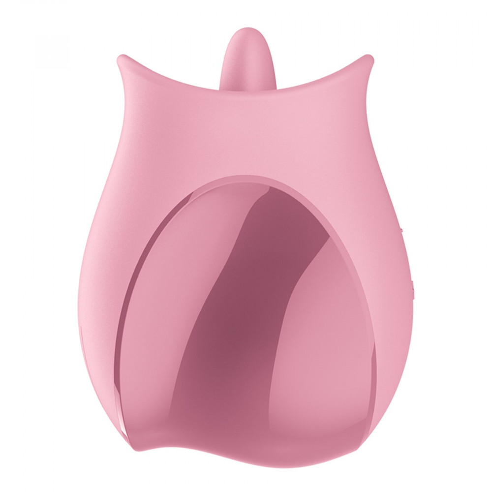 Вибропули и мини-вибраторы - Вибростимулятор для клитора Satisfyer Tongue Lover с язычком 2