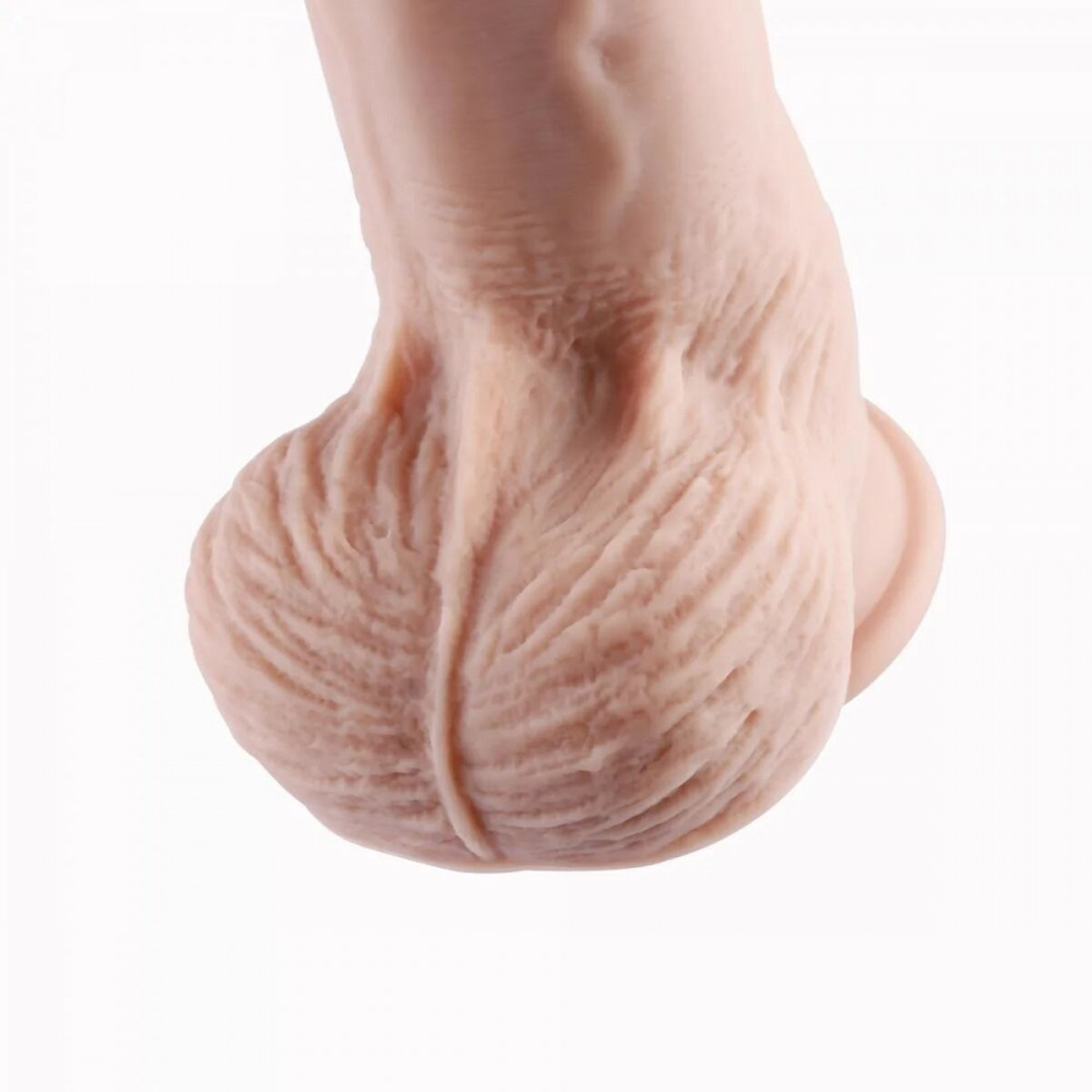 Фалоімітатор - Фалоімітатор 11.8″ з вібрацією для секс-машин Hismith Silicone Dildo with Vibe, KlicLok, пульт ДК 9