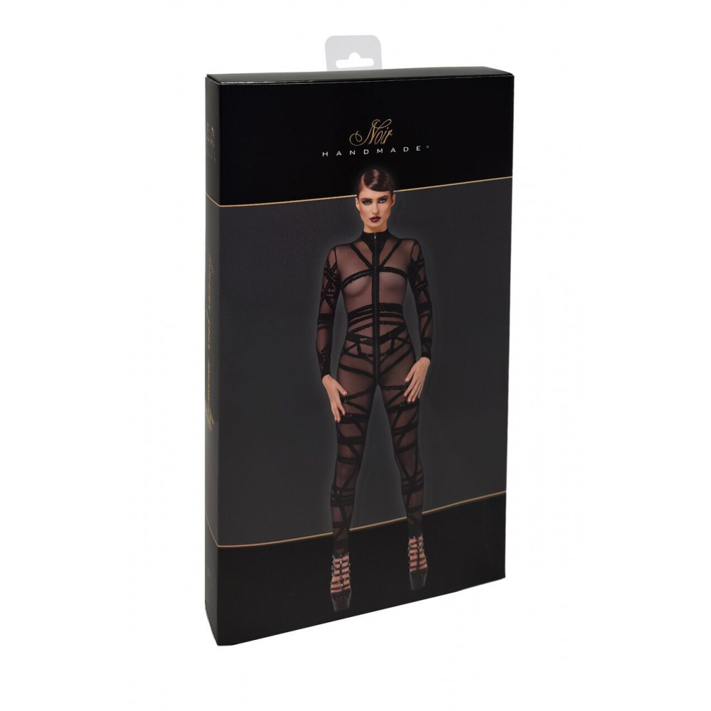 Бодістокінг - Комбінезон Noir Handmade F357 Bondesque Catsuit XS 8