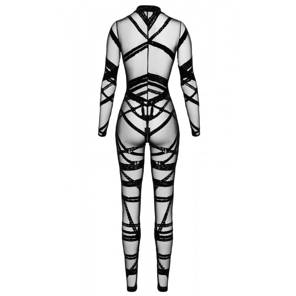 Бодістокінг - Комбінезон Noir Handmade F357 Bondesque Catsuit XS 7