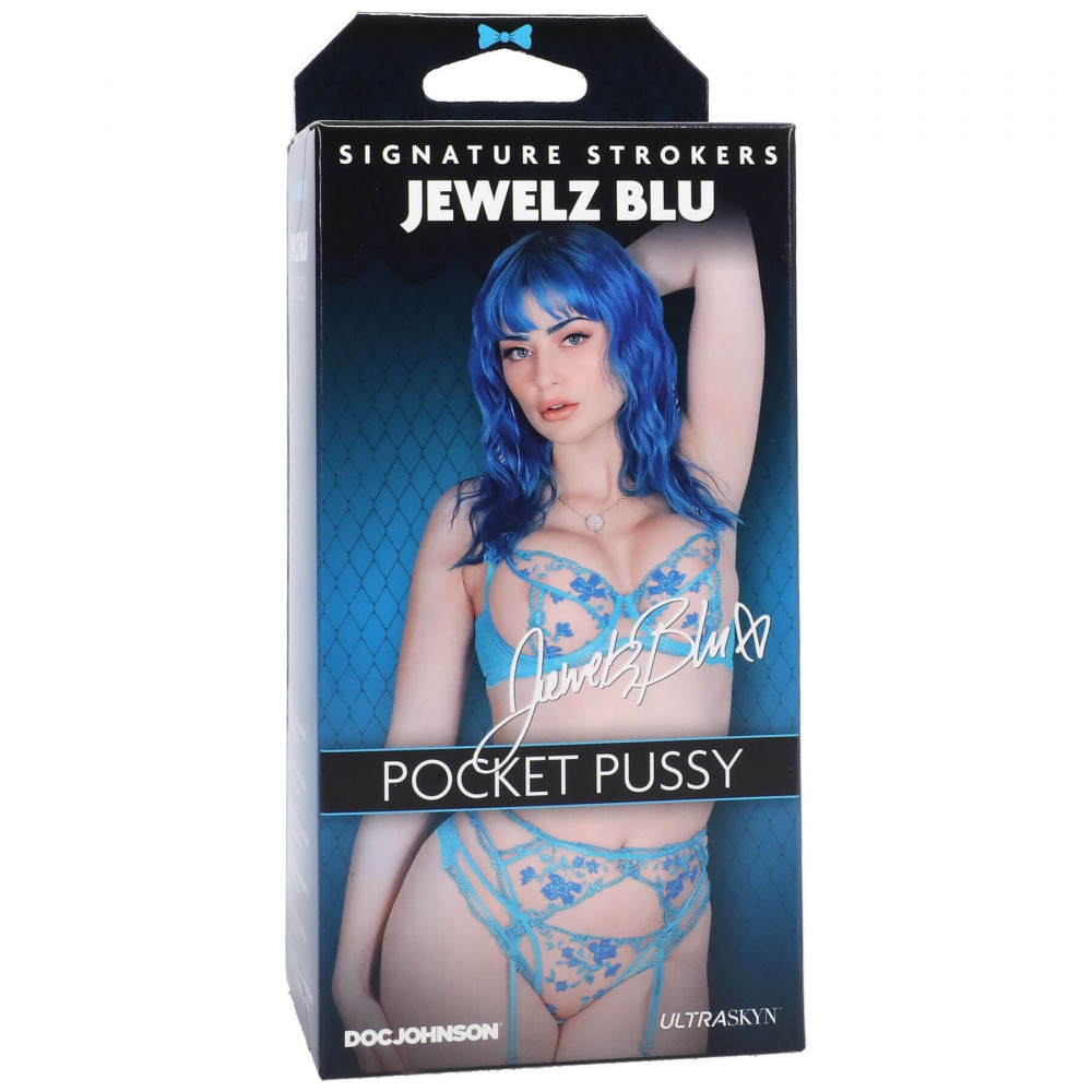 Мастурбатори без вібрації - Мастурбатор Doc Johnson Jewelz Blu 5