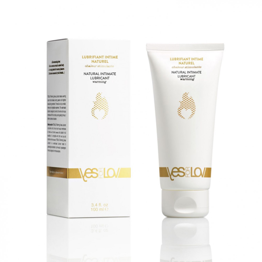 Смазки на водной основе - Разогревающая смазка на водной основе YESforLOV natural untimate lubricant 100 мл