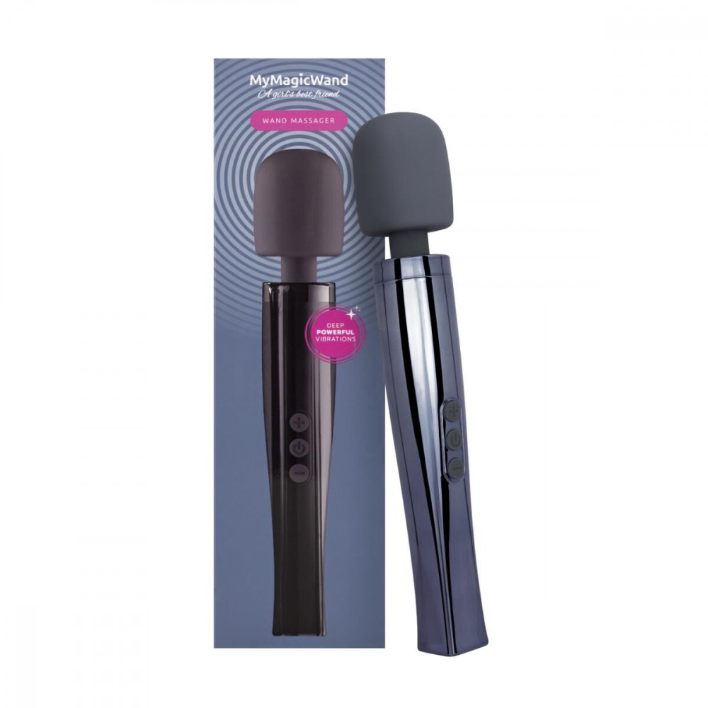 Для LGBTQ+ - Вібромасажер MyMagicWand - Wand Massger Dynamite Grey