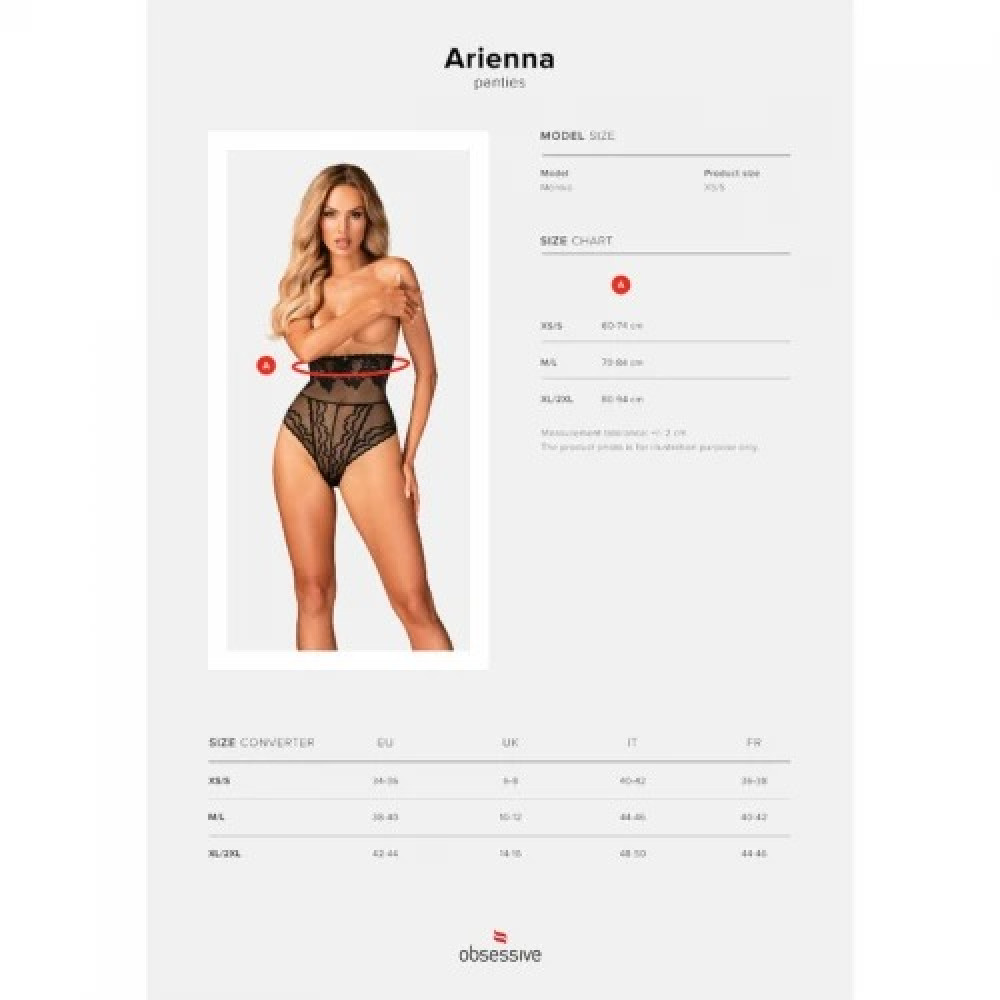 Разное - Трусики с высокой талией Obsessive Bielizna-Arienna figi M/L 4